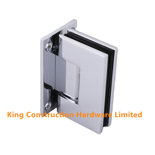 Square Wall Mount Full Back Plate Heavy Duty Shower Hinges