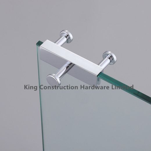 Towel Hooks on Shower Glass